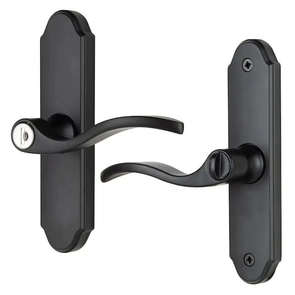 Wright Products Serenade Keyed Storm Door Lever Handleset Matte Black